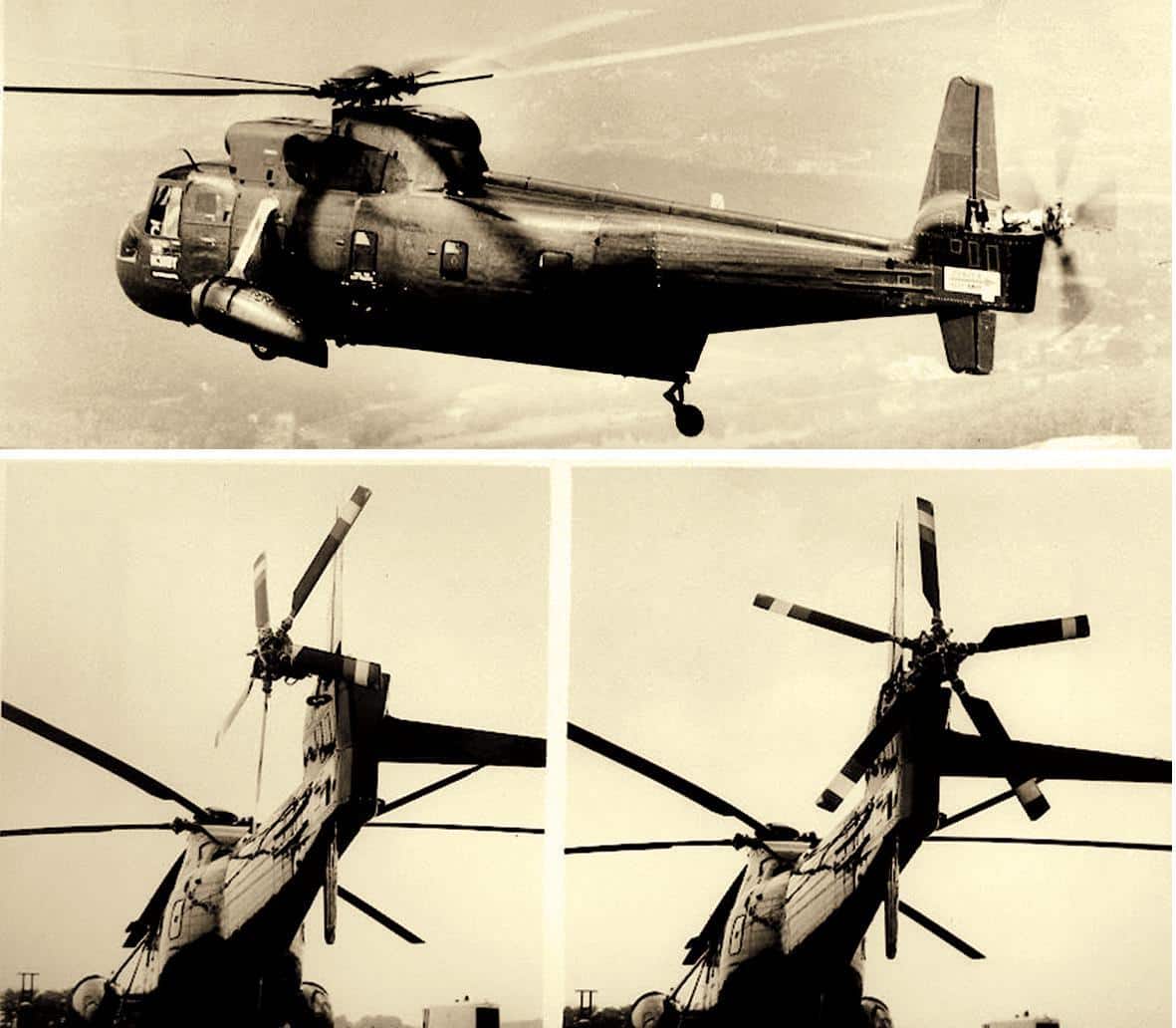 Экспериментальный вертолет S-61A с «Rotorprop» 